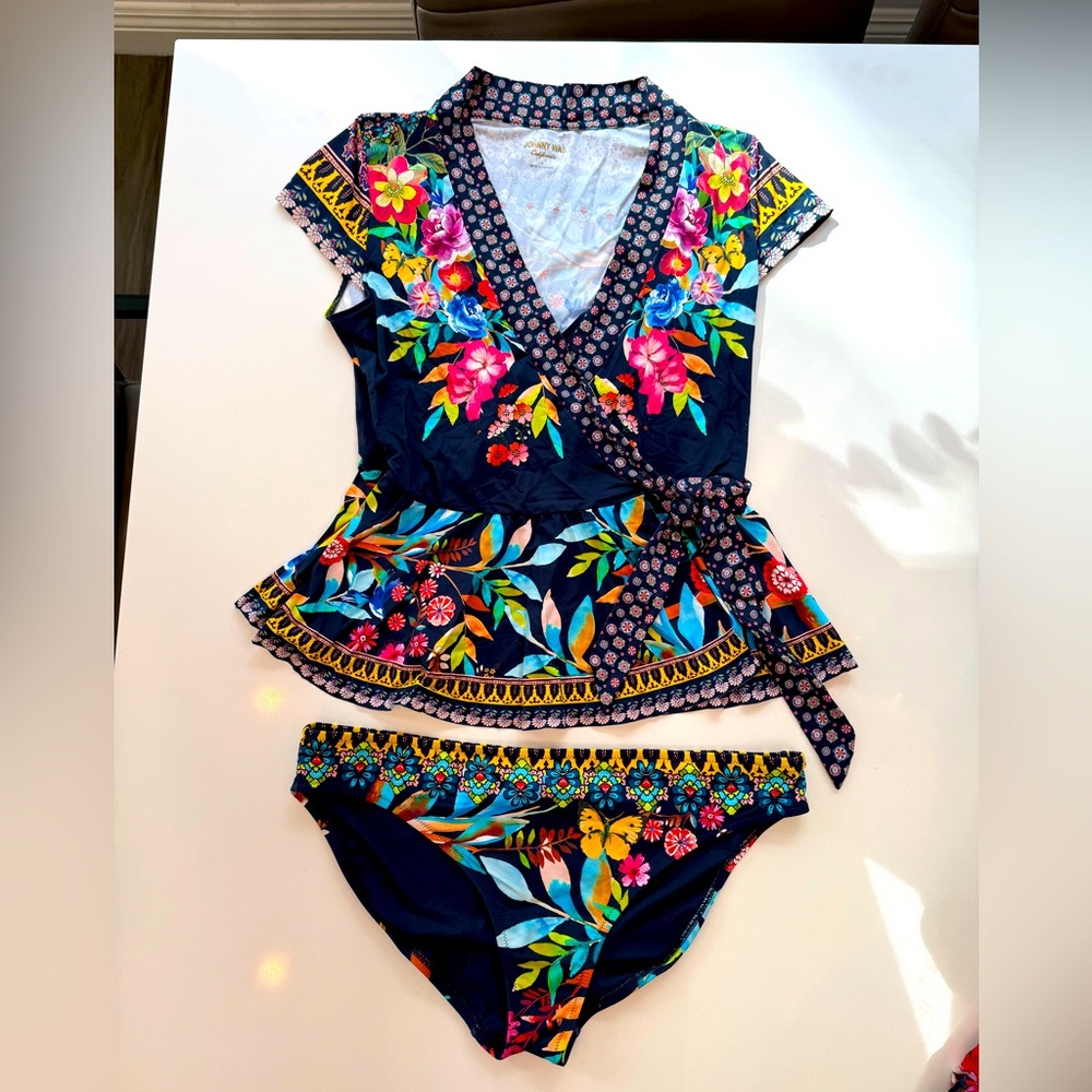 Get Ready for Summer! Johnny Was Three Piece Tankini Set!